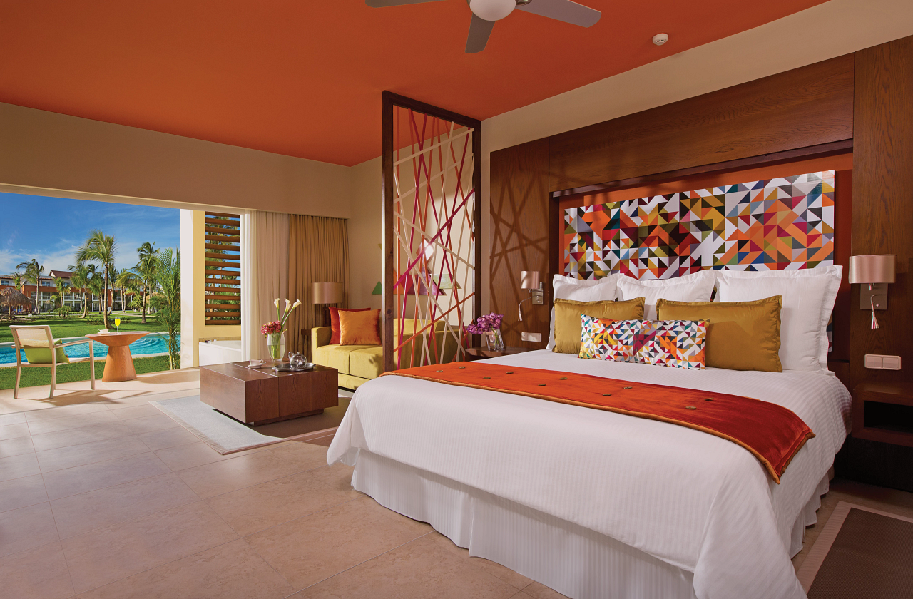 Moderna suite swim-up en Breathless