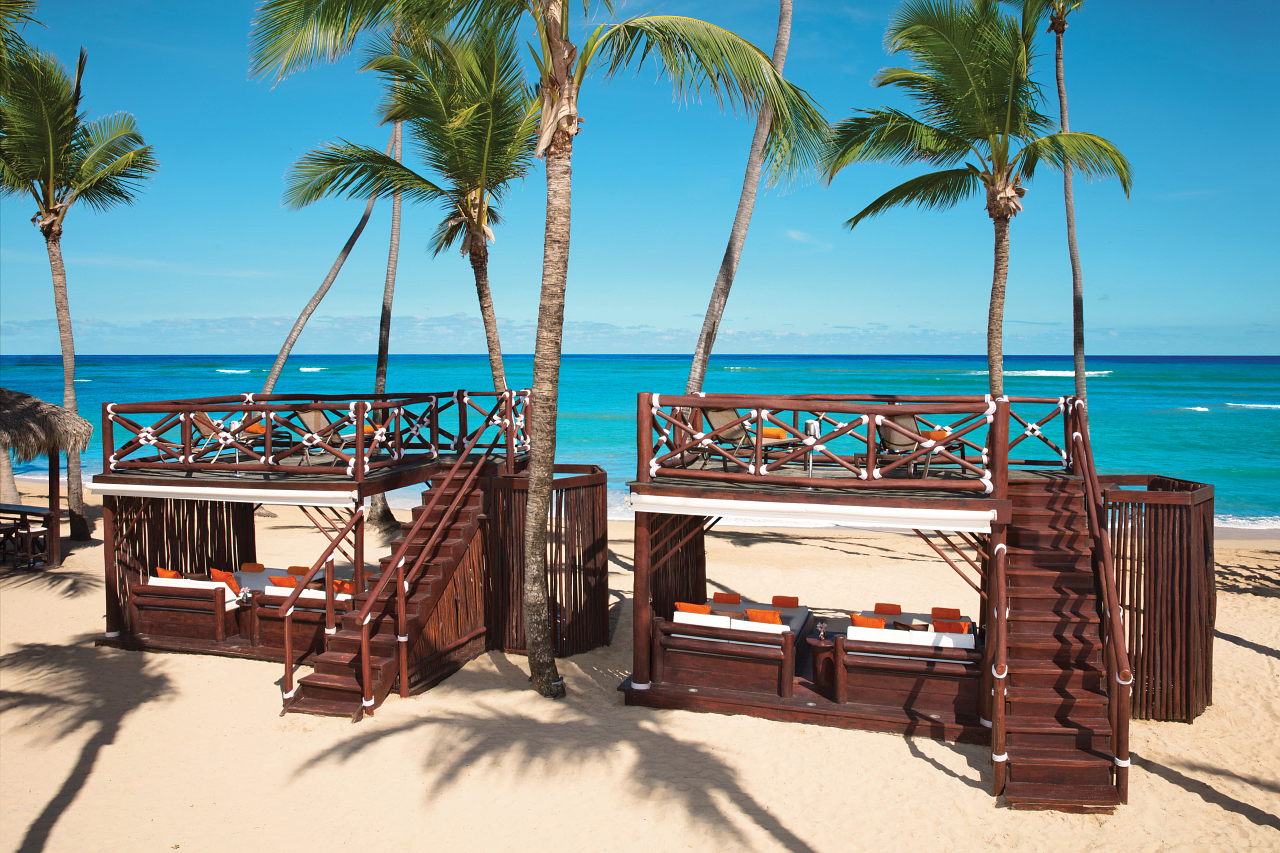 Cabañas de playa en Dreams Punta Cana