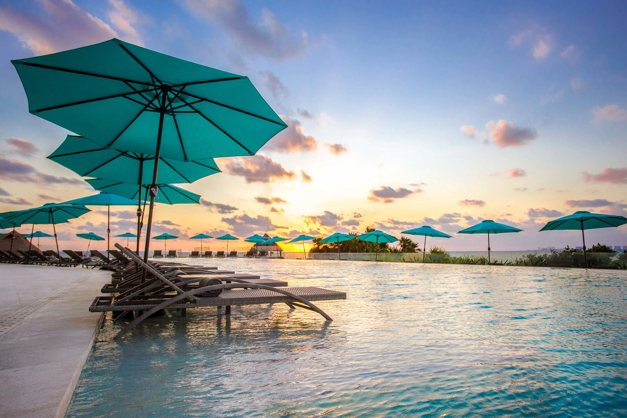 Infinity Pool Sunset