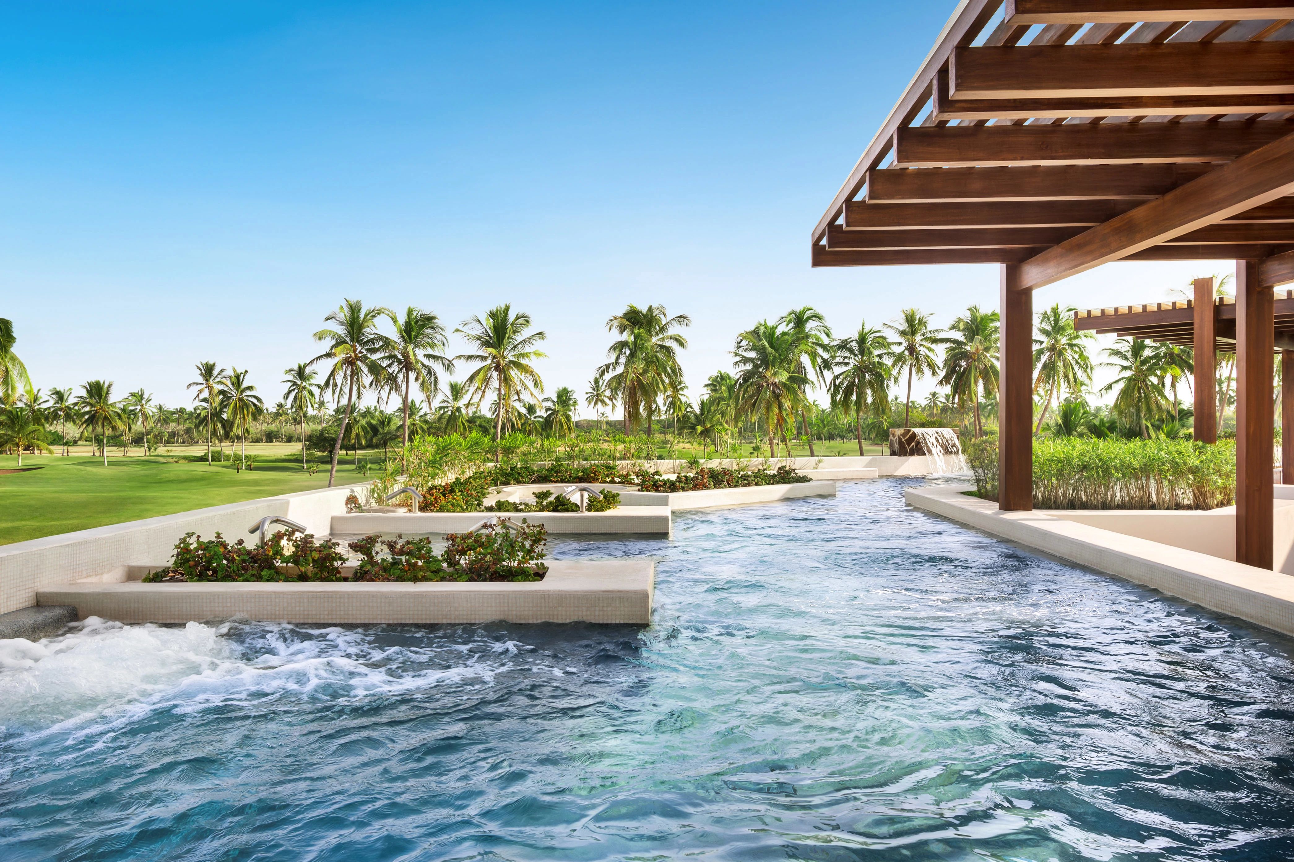 Espacio de hidroterapia en Dreams Estrella del Mar Mazatlán