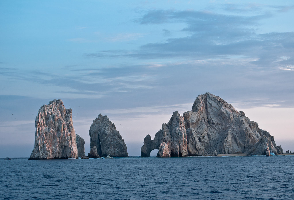 El Fin de la Tierra al atardecer